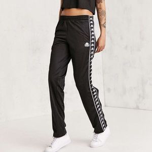 Kappa snap button track pants